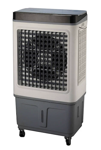 Ventilateur de refroidissement par évaporation portable avec poulie universelle